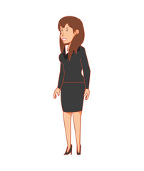 businesswoman elegant avatar character