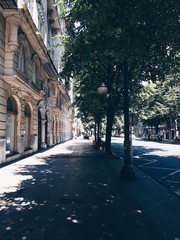 Obraz premium calle vacía 