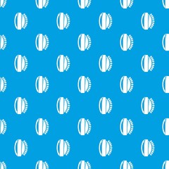 Massage brush pattern vector seamless blue repeat for any use