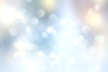 Obraz premium Blue bokeh blurred background.