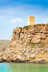 A watchover tower in the west coast of Malta