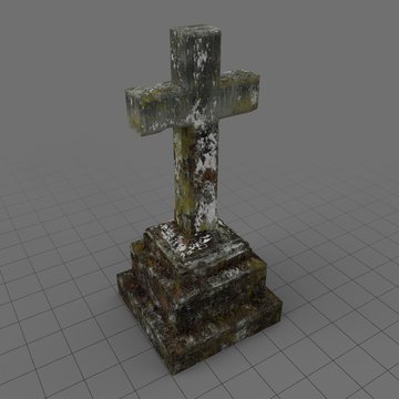 Ancient cross headstone