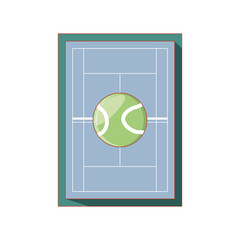 tennis sport court icon