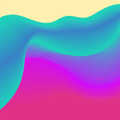 Colorful geometric background. Fluid shapes composition. Eps10 vector.