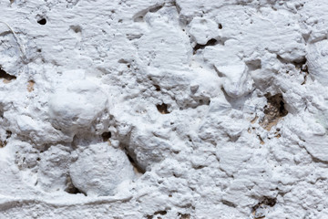 Blank concrete wall white color for texture background