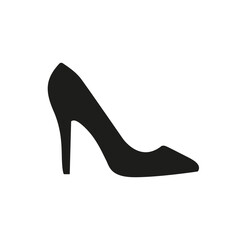 Black slipper icon