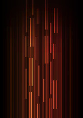 red overlap pixel speed in dark background, geometric layer motion backdrop, simple technology template, vector illustration