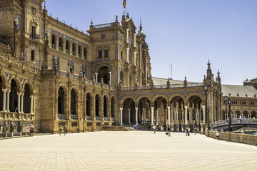 Obraz premium Plaza de ESpanha e Alcazar