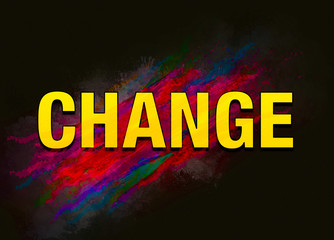 Change colorful paint abstract background