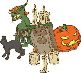 Halloween Composition