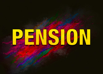 Pension colorful paint abstract background