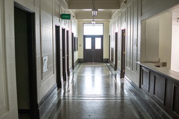 empty corridor