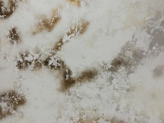 White with gold concrete wall texture or grunge style background