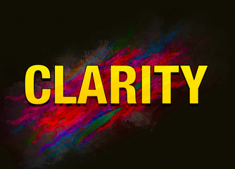 Clarity colorful paint abstract background