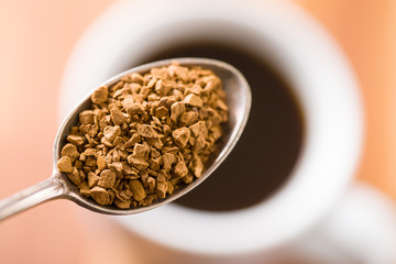 The instant coffee.