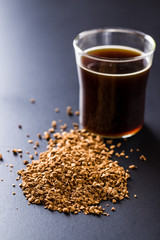 The instant coffee.