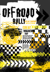 Off Road Rally Poster © Double Brain