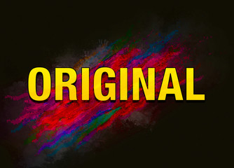 Original colorful paint abstract background