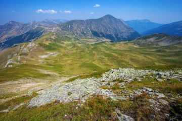 Obraz premium Serene landscape in a mountains