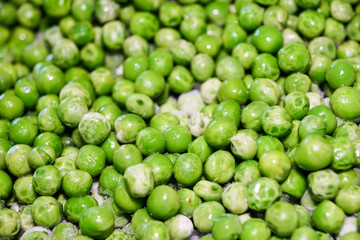 Green Peas background texture vegetable . close up
