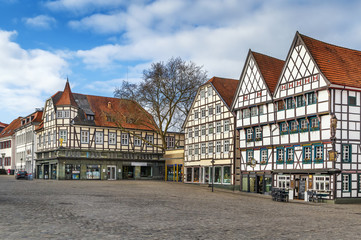 Fototapeta na wymiar Market square, Soest, Germany