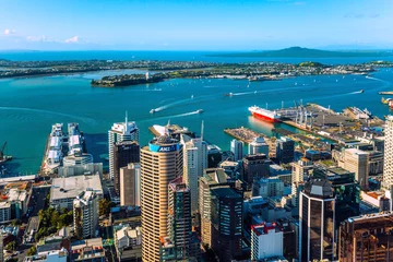 Rolgordijnen The modern city of Auckland © Kushnirov Avraham