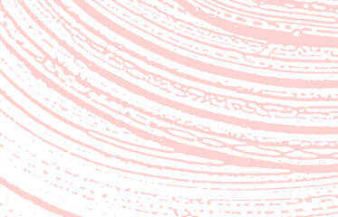 Grunge texture. Distress pink rough trace. Fetchin