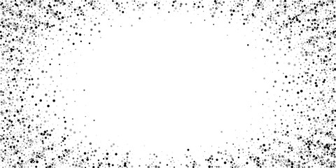 Scattered dense balck dots. Dark points dispersion