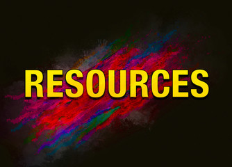 Resources colorful paint abstract background