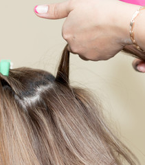 Obraz premium professional hair styling