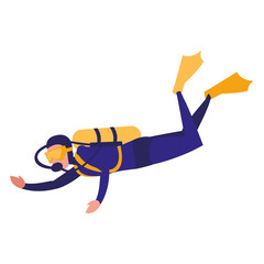 scuba diver design