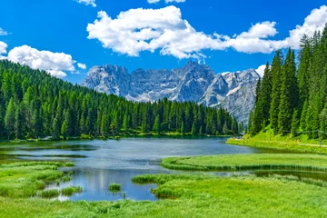Photo sur Plexiglas Dolomites Lake Misurina in summer, Italy