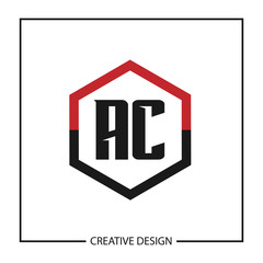 Initial Letter AC Logo Template