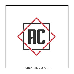 Initial Letter AC Logo Template