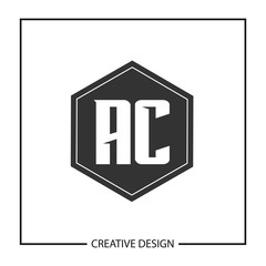 Initial Letter AC Logo Template