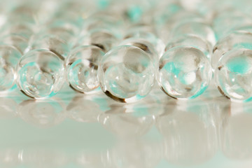 Balls of the hydrogel