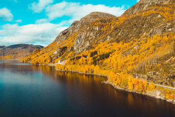 Autumn Landscapes in Norway - by fjords and mountains