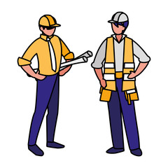 construction workers design