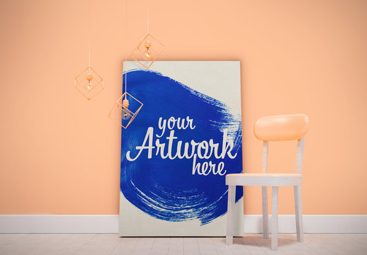 Canvas in Room Mockup