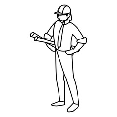 construction worker design