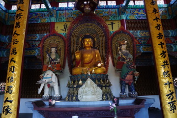 Fototapeta premium Bouddha et Ganesh à Pairi Daiza