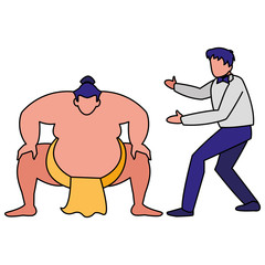 sumo wrestler design