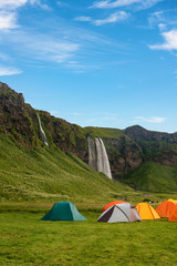 Camp in Iceland