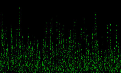 Binary code cyber monday sale background.