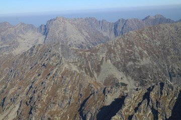 View from top of Kôprovský štít peak (2363 m) in Mengusovska dolina valley, High Tatras, Slovakia © dalajlama