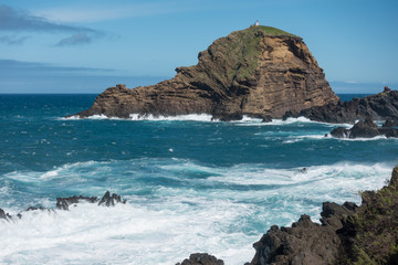 Mole islet in Porto Moniz in Madeira