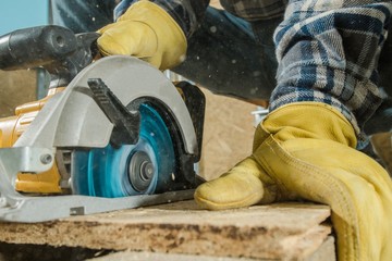 Circular Saw Woodwork Job