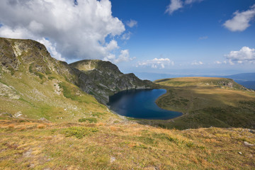 Summer view of The Kidney Lake, Rila Mountain, The Seven Rila Lakes, Bulgaria