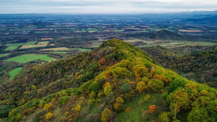 Fototapeta premium 山頂の秋