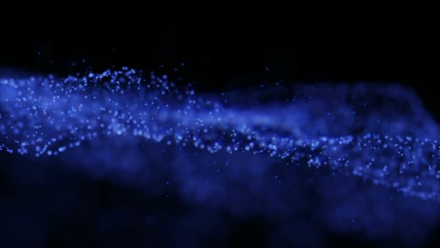 Abstract particle wave background